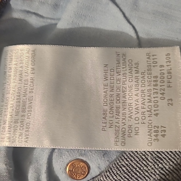 Levi's Jeans Slight Curve Classic bootcut size 8 / 29 dark wash Stretch - Picture 6 of 11